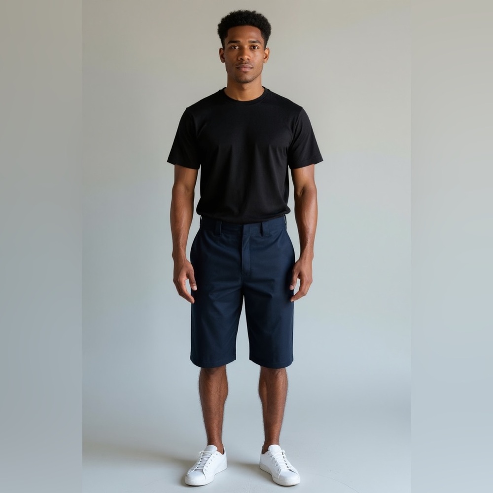 Lot 5 Navy BLUE Dickie Shorts work/school uniform
